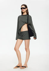 Bloom Long Sleeve - Forest Stripe Lioness Fashion