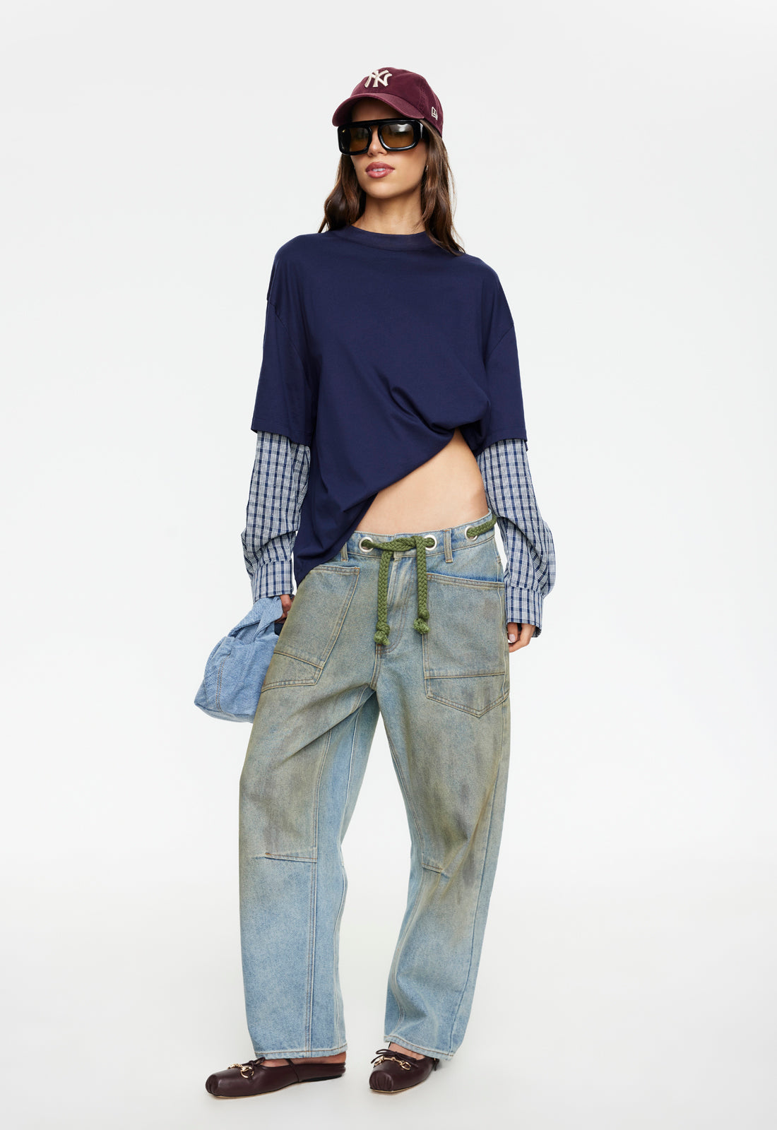 BOTTEGA SHIRT - NAVY Lioness Fashion