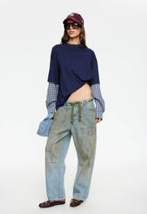 BOTTEGA SHIRT - NAVY Lioness Fashion
