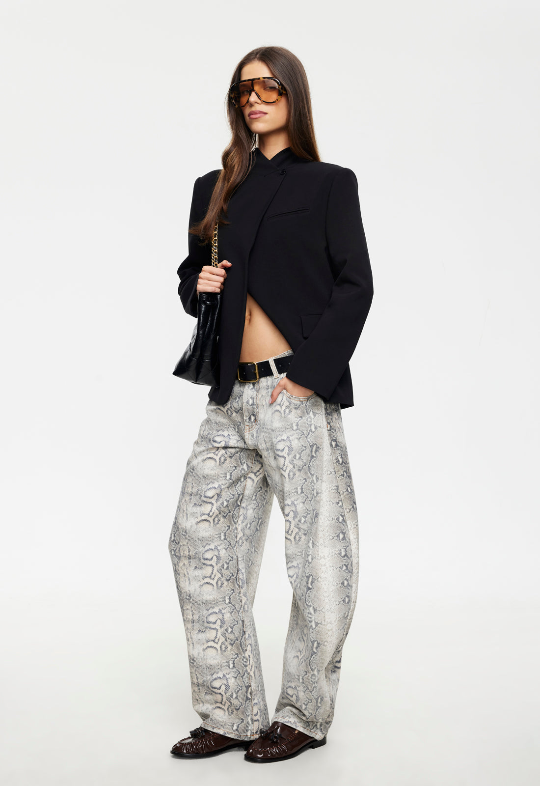 HORSESHOE JEAN - PYTHON Lioness Fashion