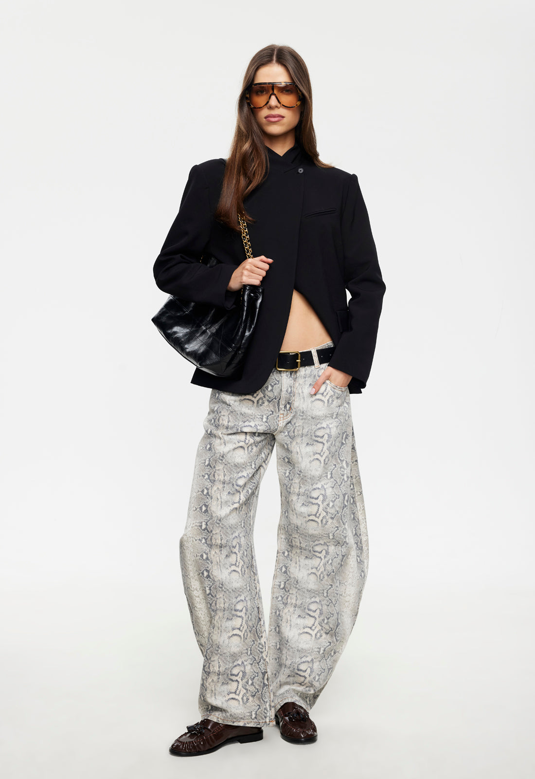HORSESHOE JEAN - PYTHON Lioness Fashion