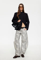 HORSESHOE JEAN - PYTHON Lioness Fashion