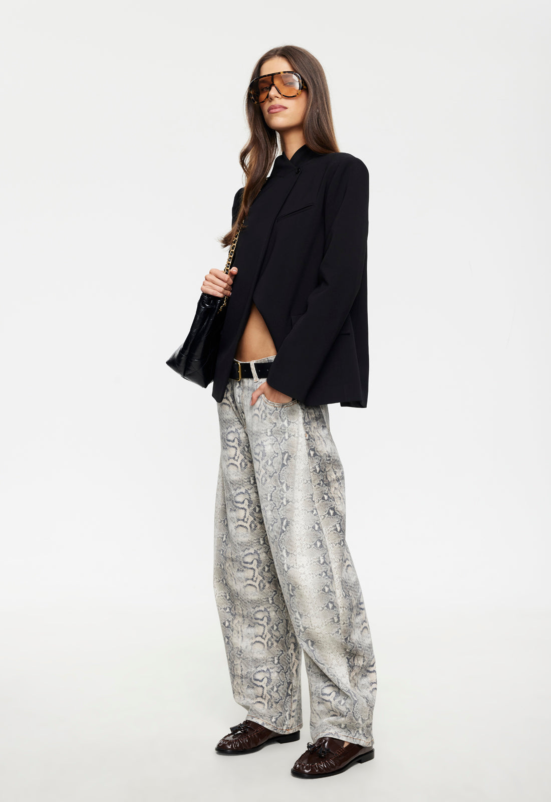 HORSESHOE JEAN - PYTHON Lioness Fashion