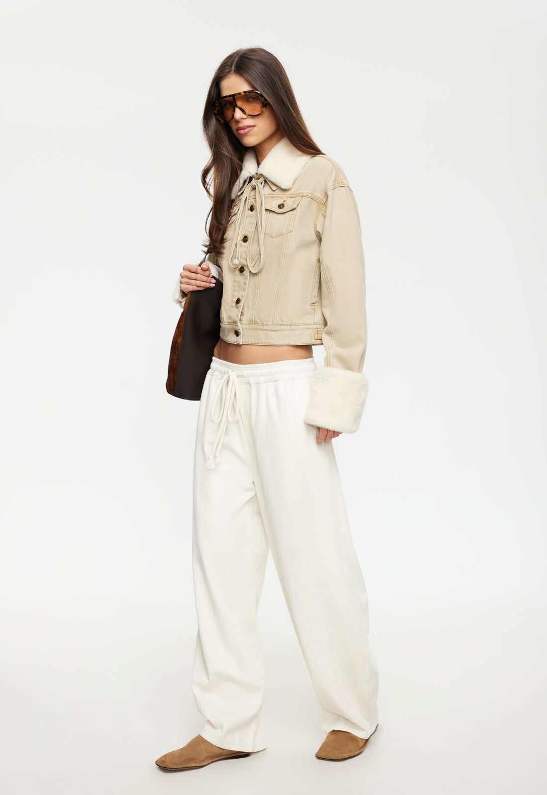 APRES DENIM JACKET - STONE Lioness Fashion