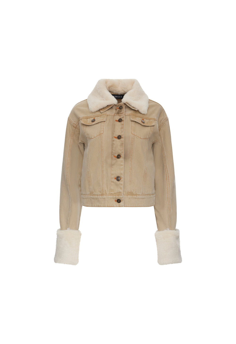 APRES DENIM JACKET - STONE Lioness Fashion