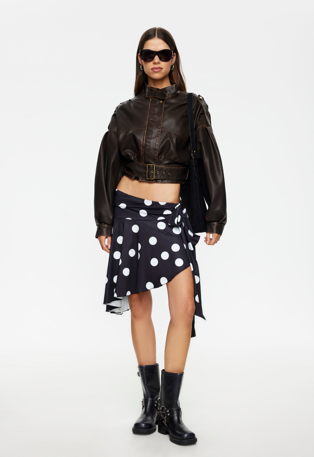 GIGI LEATHER JACKET - CHOCOLATE Lioness Fashion
