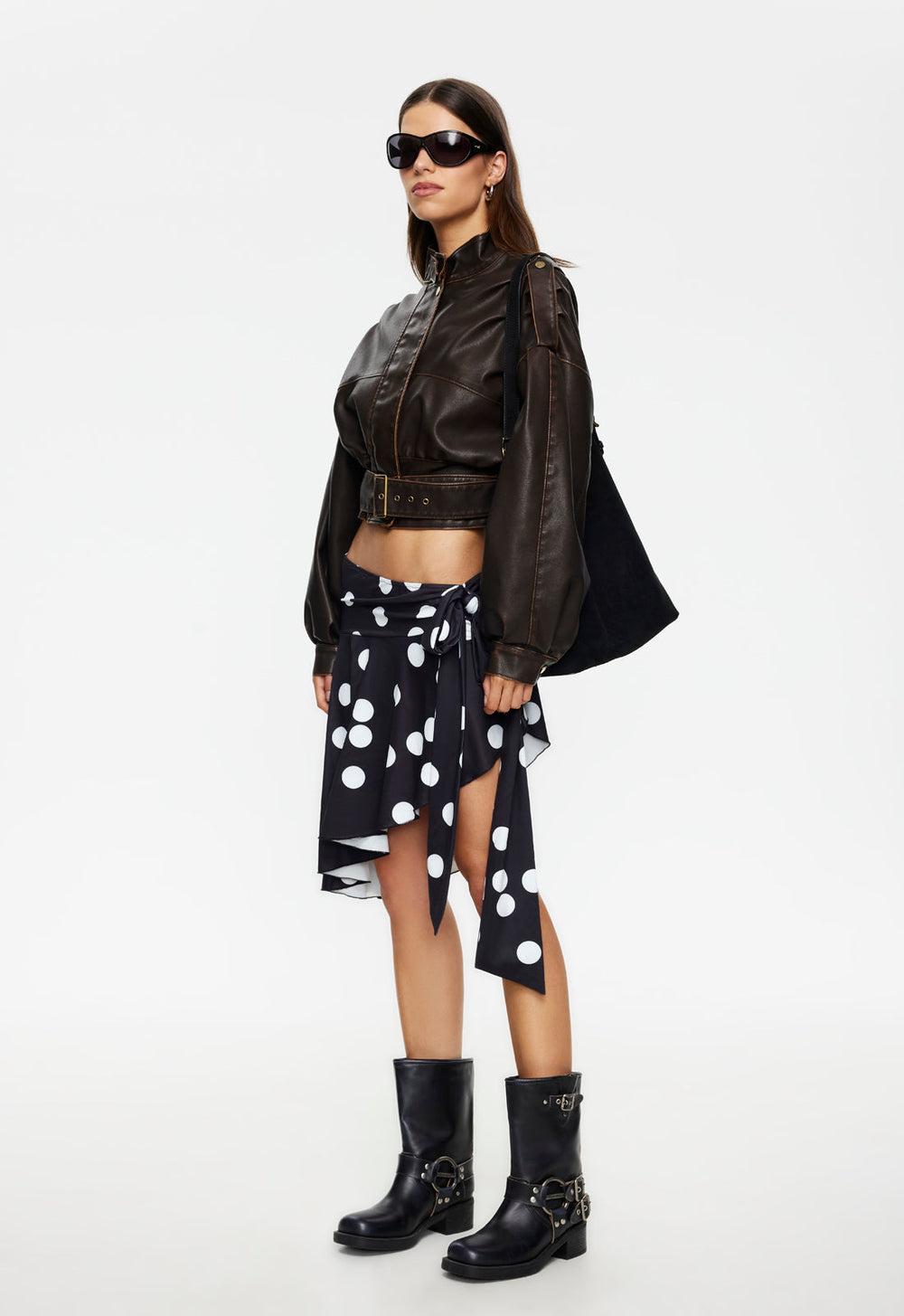 GIGI LEATHER JACKET - CHOCOLATE Lioness Fashion