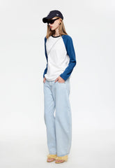 HORSESHOE JEAN - LIGHT DENIM Lioness Fashion