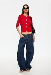 HORSESHOE JEAN - DARK DENIM Lioness Fashion