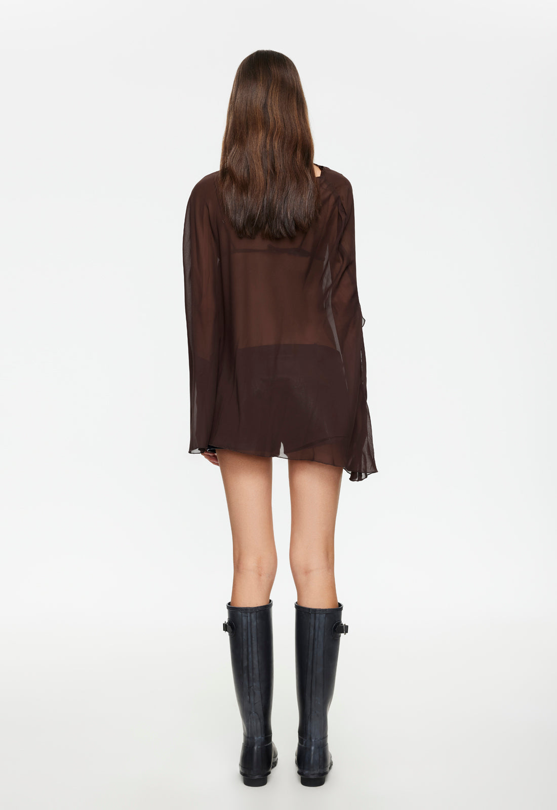 AURA PONCHO - CHOCOLATE Lioness Fashion