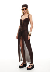 DUNE MAXI - CHOCOLATE Lioness Fashion