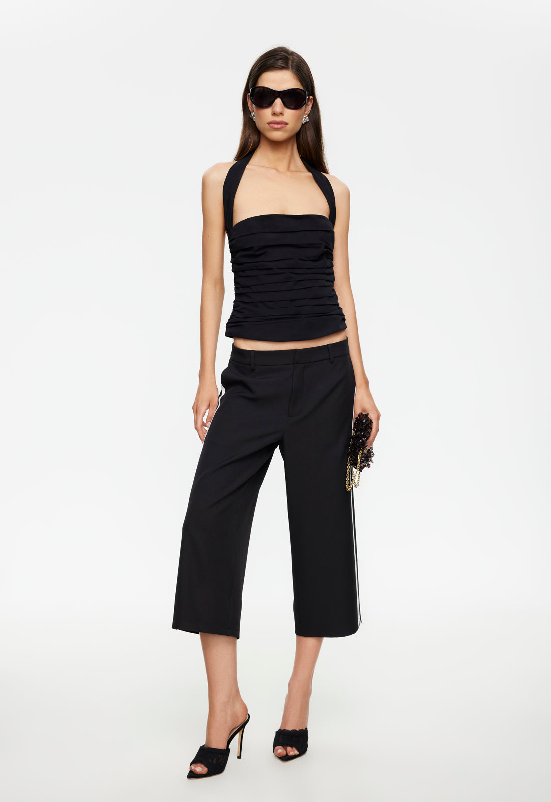 Amore Halter Top - Noir Lioness Fashion