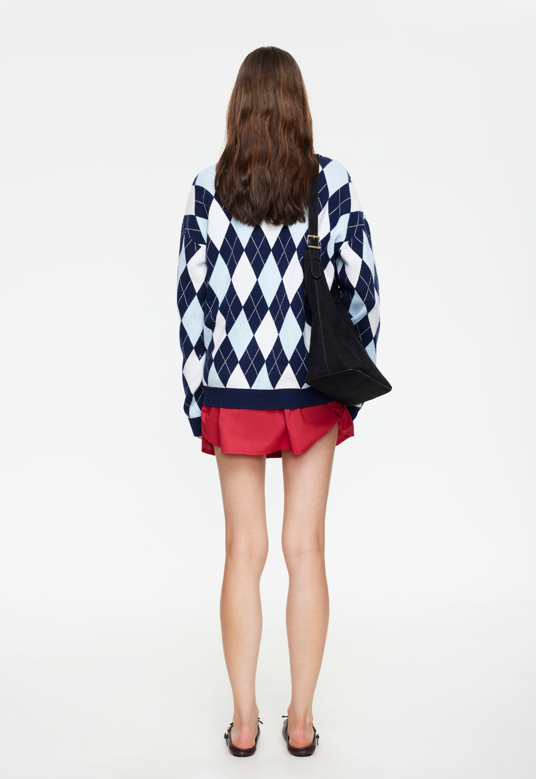 PRADO KNIT - BLUE ARGYLE Lioness Fashion