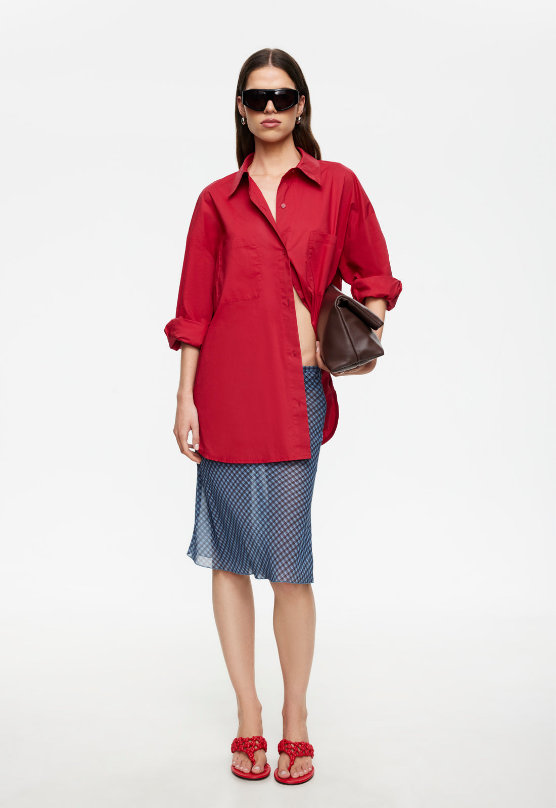 CLARITY SHIRT - CRIMSON Lioness Fashion