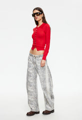 CHALET LONG SLEEVE - CRIMSON Lioness Fashion