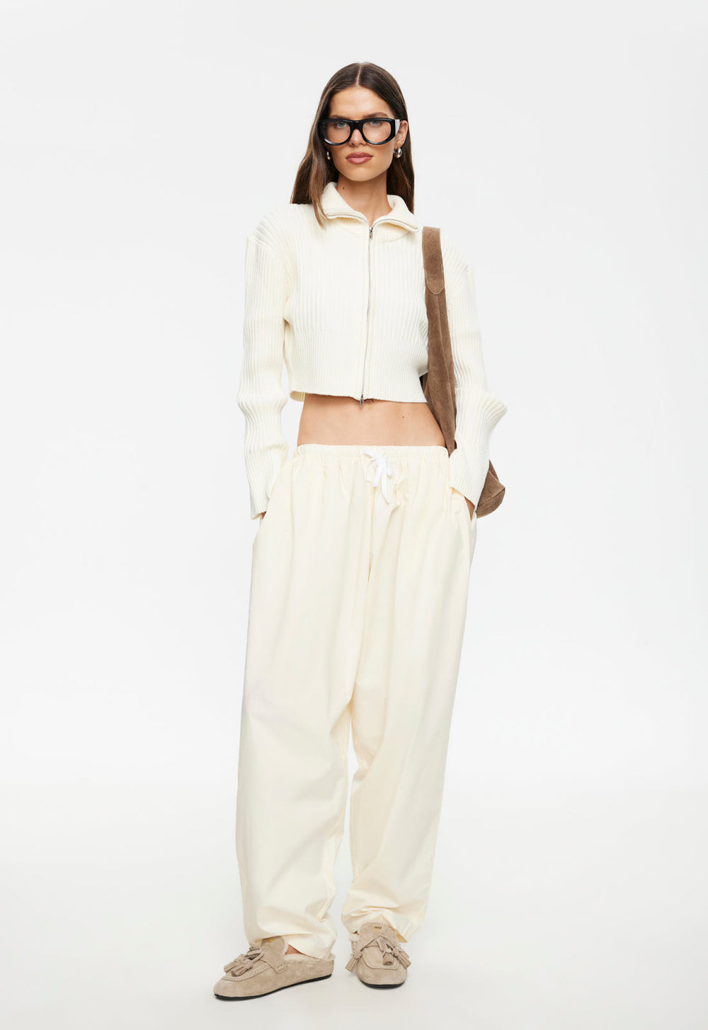 Aura Pant - Cream Lioness Fashion