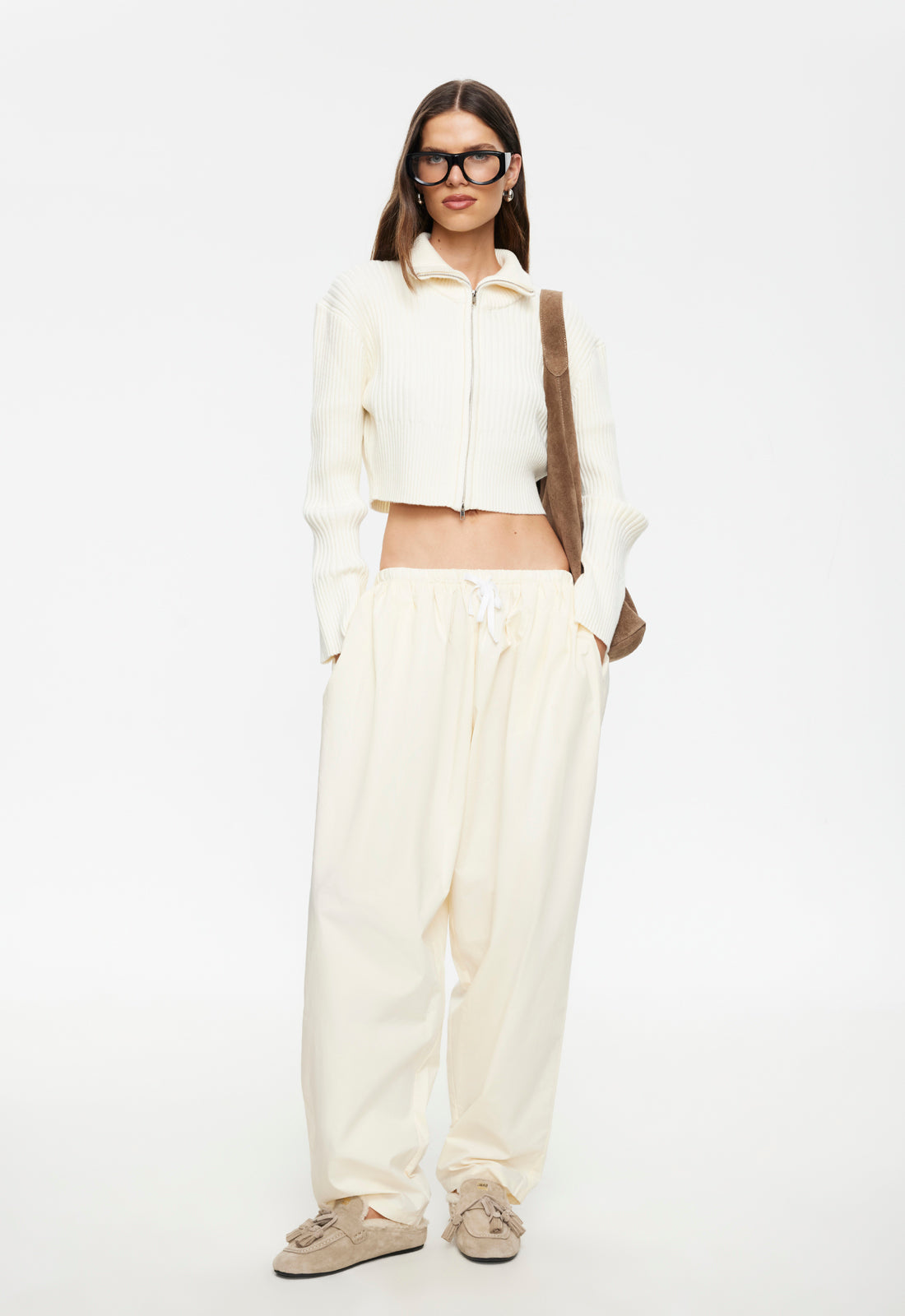 Aura Pant - Cream Lioness Fashion