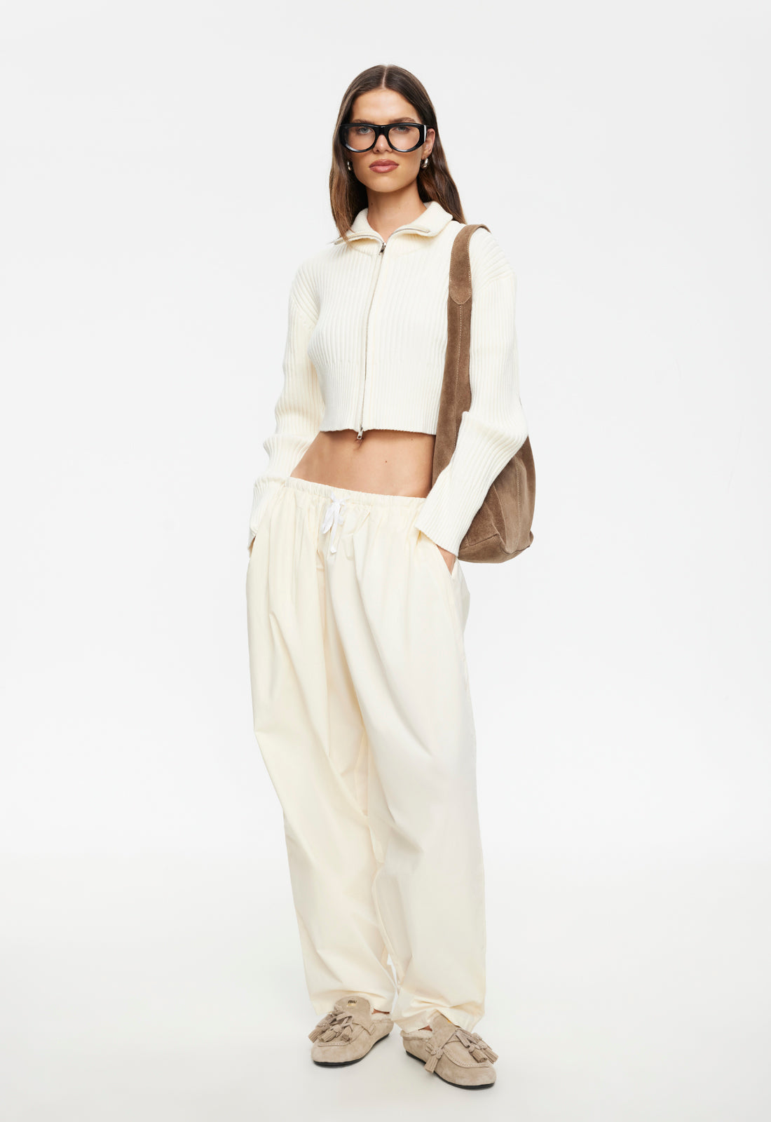 Aura Pant - Cream Lioness Fashion
