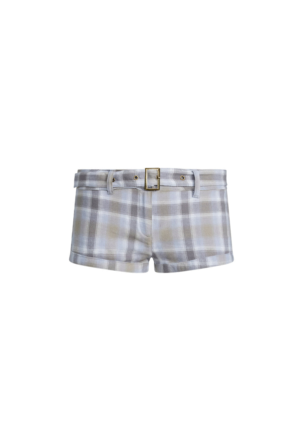 Afterglow Mini Short - Ash Plaid Lioness Fashion