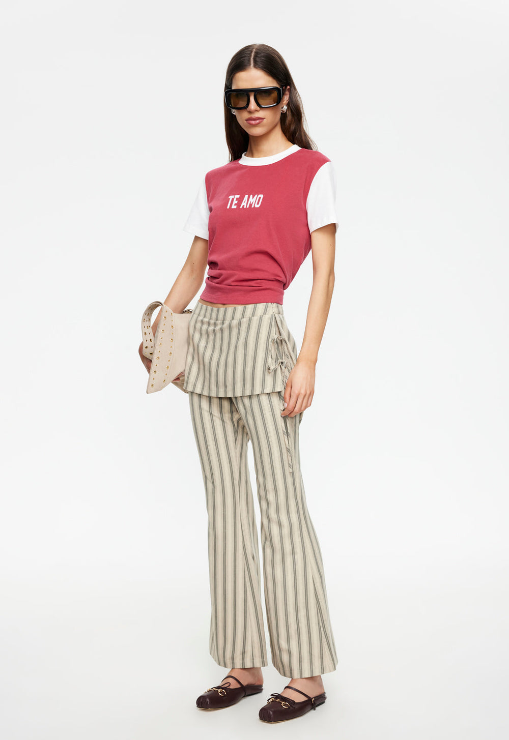 ALPINE PANT - BEIGE STRIPE Lioness Fashion