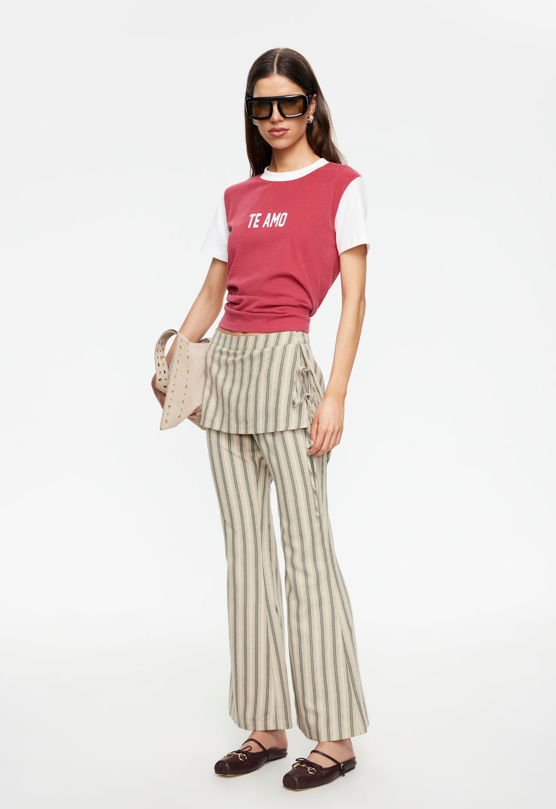 ALPINE PANT - BEIGE STRIPE Lioness Fashion