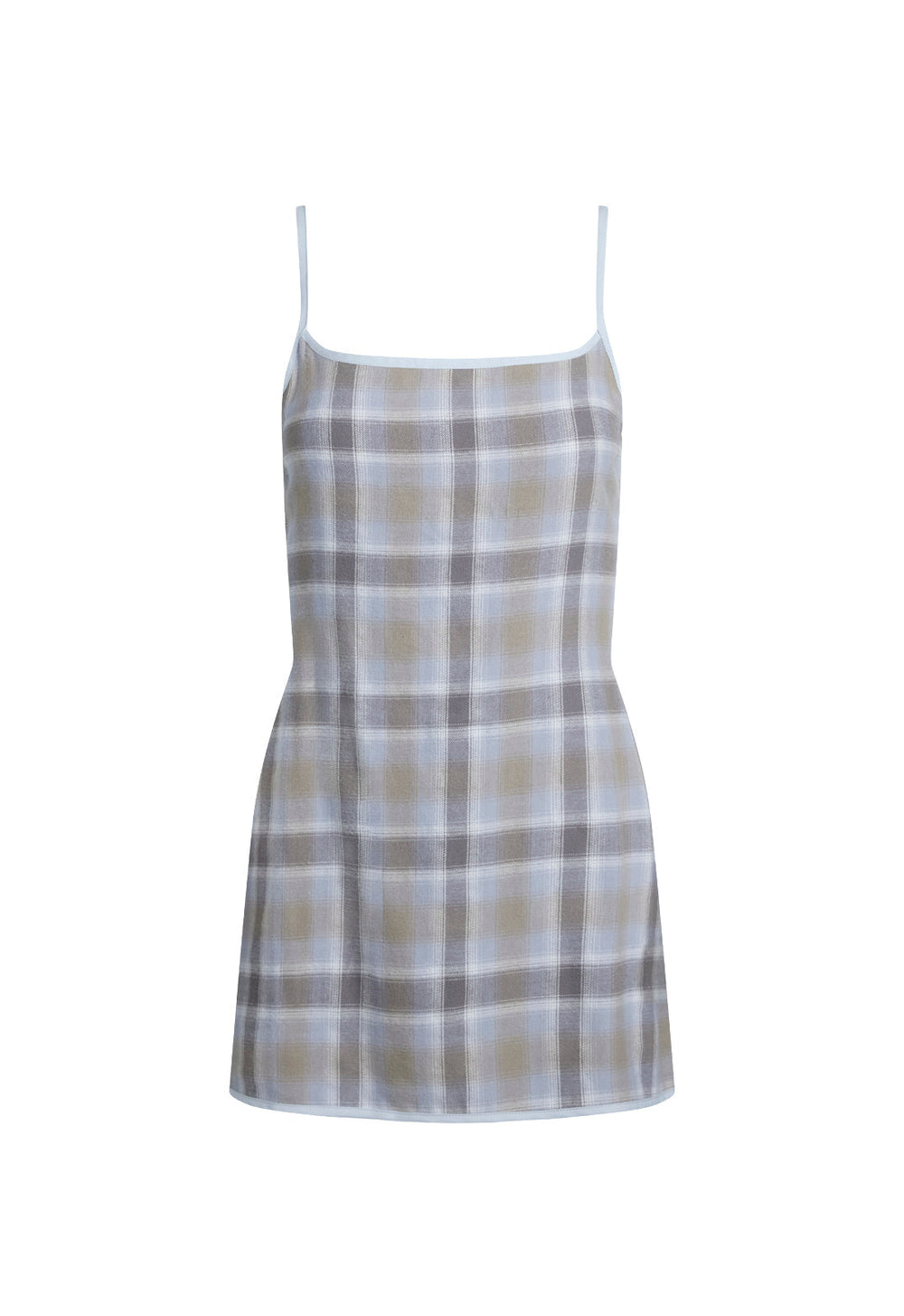 Voyage Mini Dress - Ash Plaid Lioness Fashion
