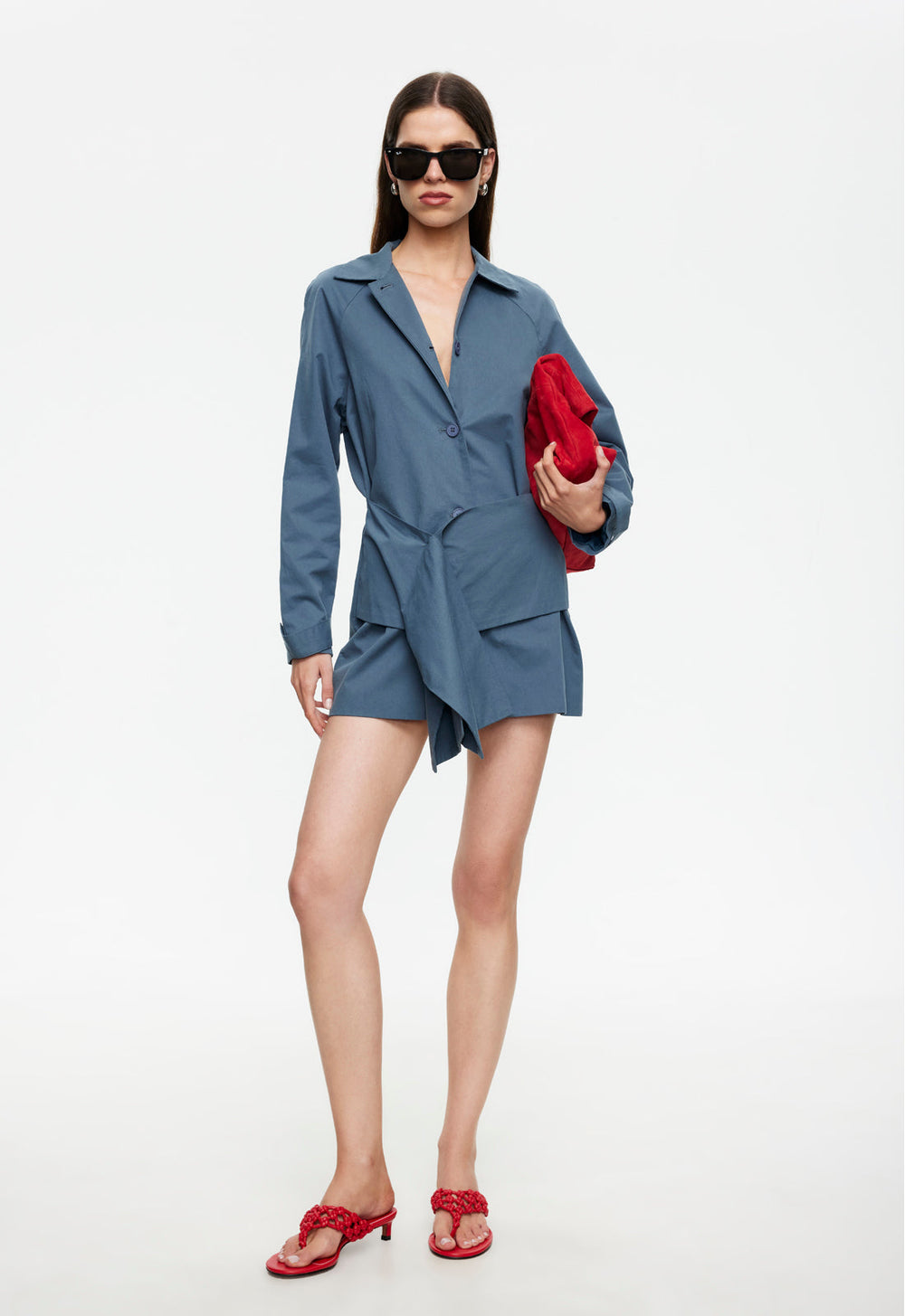 Wiseguy Mini Dress - Slate Lioness Fashion