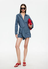Wiseguy Mini Dress - Slate Lioness Fashion