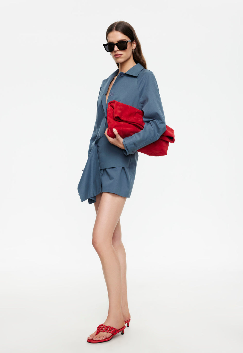 Wiseguy Mini Dress - Slate Lioness Fashion