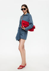 Wiseguy Mini Dress - Slate Lioness Fashion