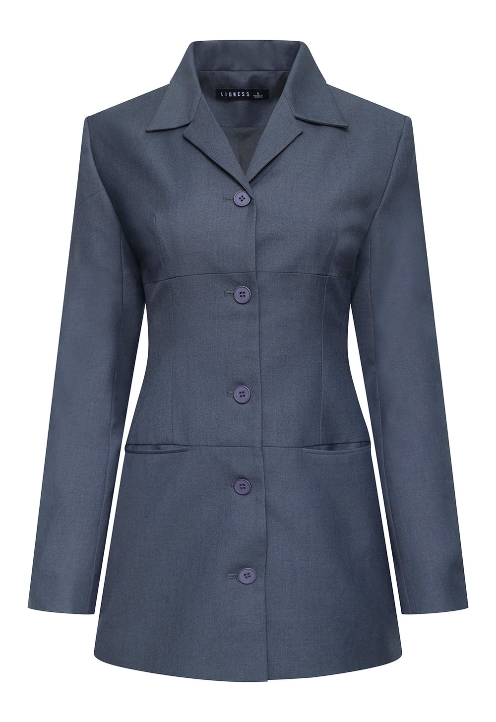 Carmela Mini Dress - Charcoal Lioness Fashion