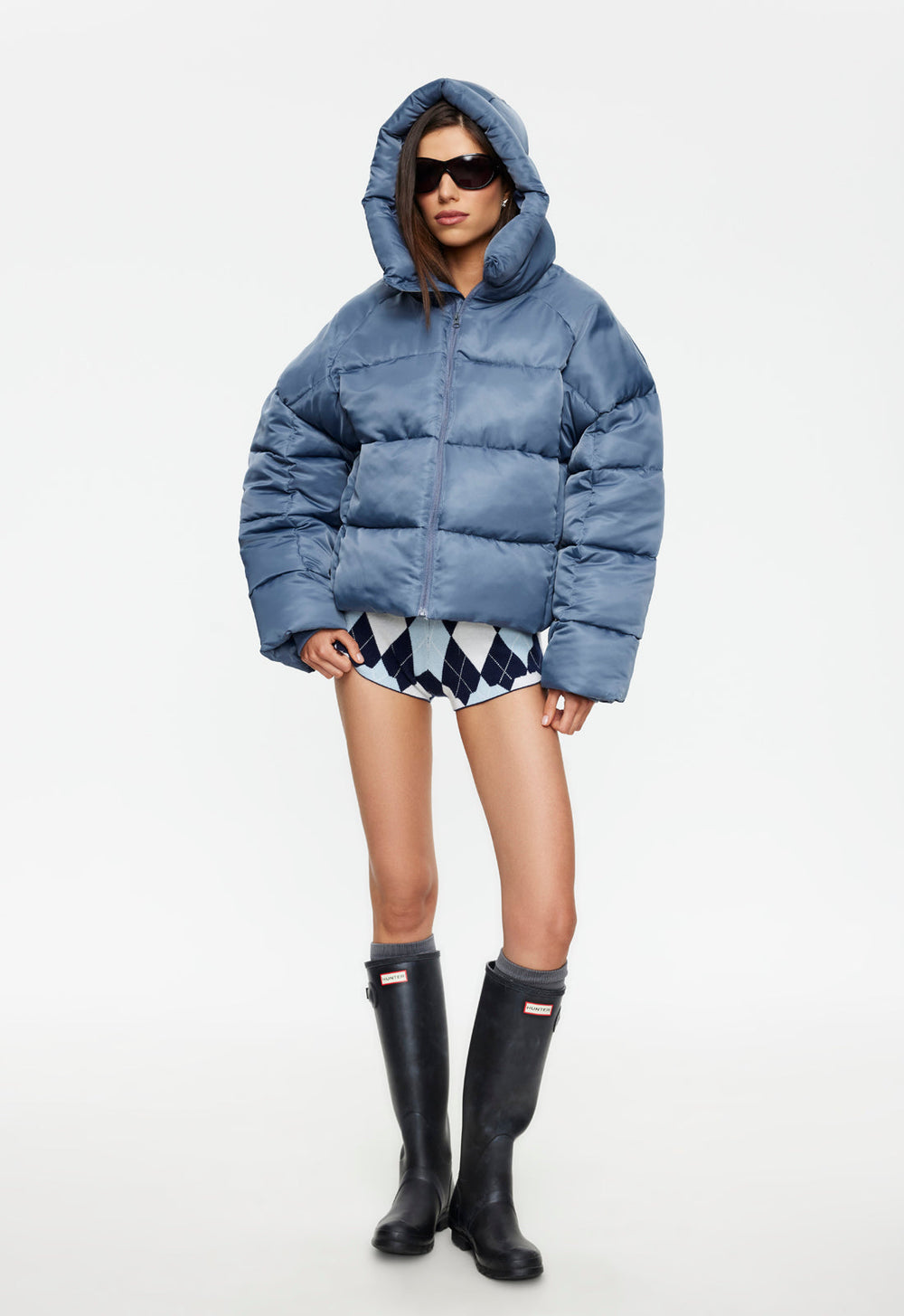 Cindy Puffer Jacket - Slate Lioness Fashion