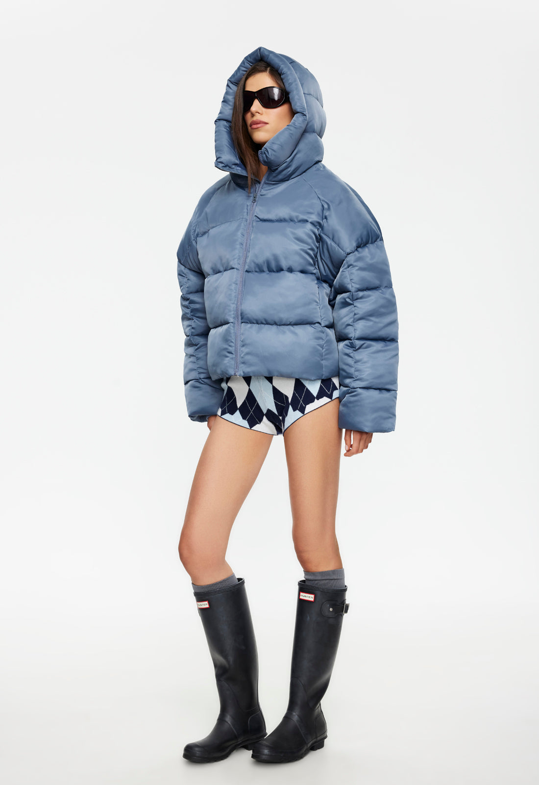 Cindy Puffer Jacket - Slate Lioness Fashion