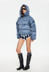 Cindy Puffer Jacket - Slate Lioness Fashion