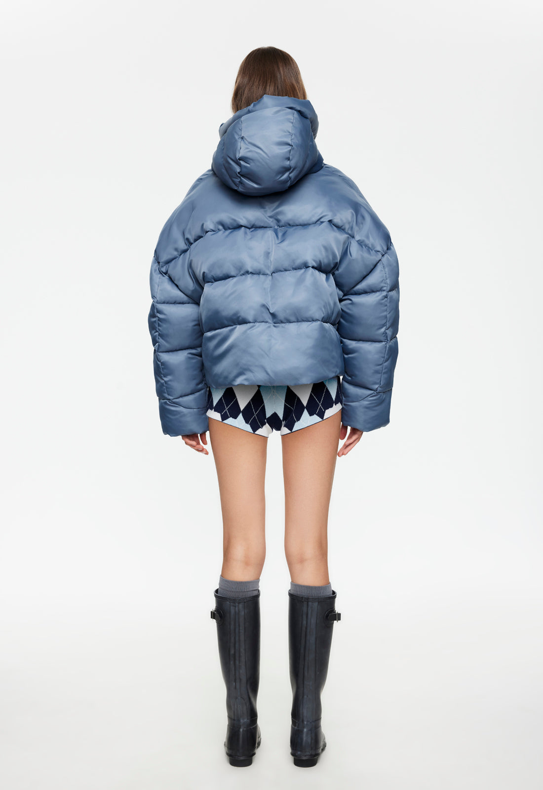 Cindy Puffer Jacket - Slate Lioness Fashion