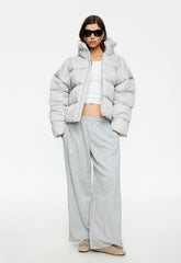 Cindy Puffer Jacket - Ash Lioness Fashion
