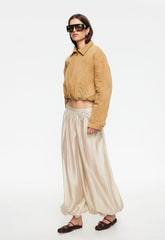SERRANO BOMBER - CAMEL Lioness Fashion