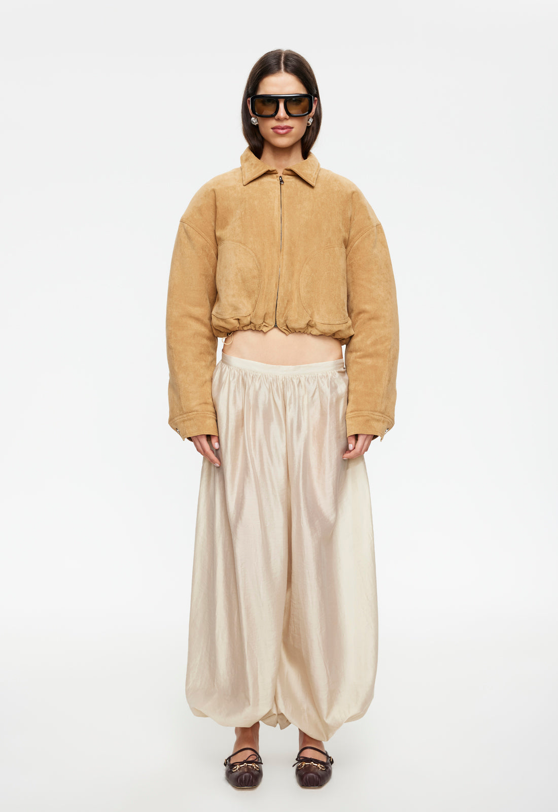 SERRANO BOMBER - CAMEL Lioness Fashion