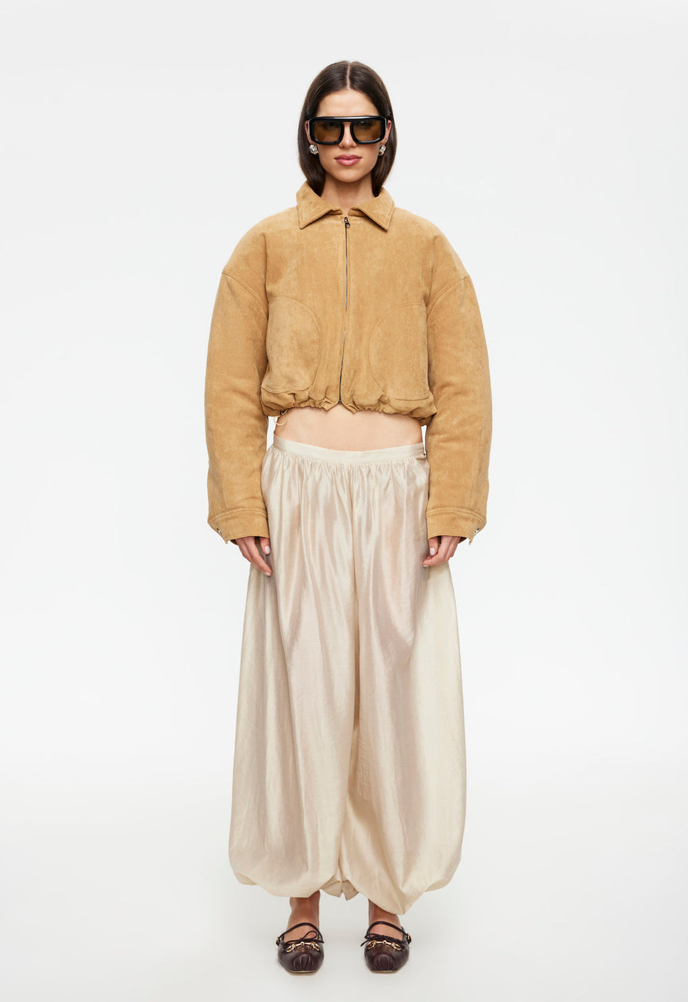 SERRANO BOMBER - CAMEL Lioness Fashion