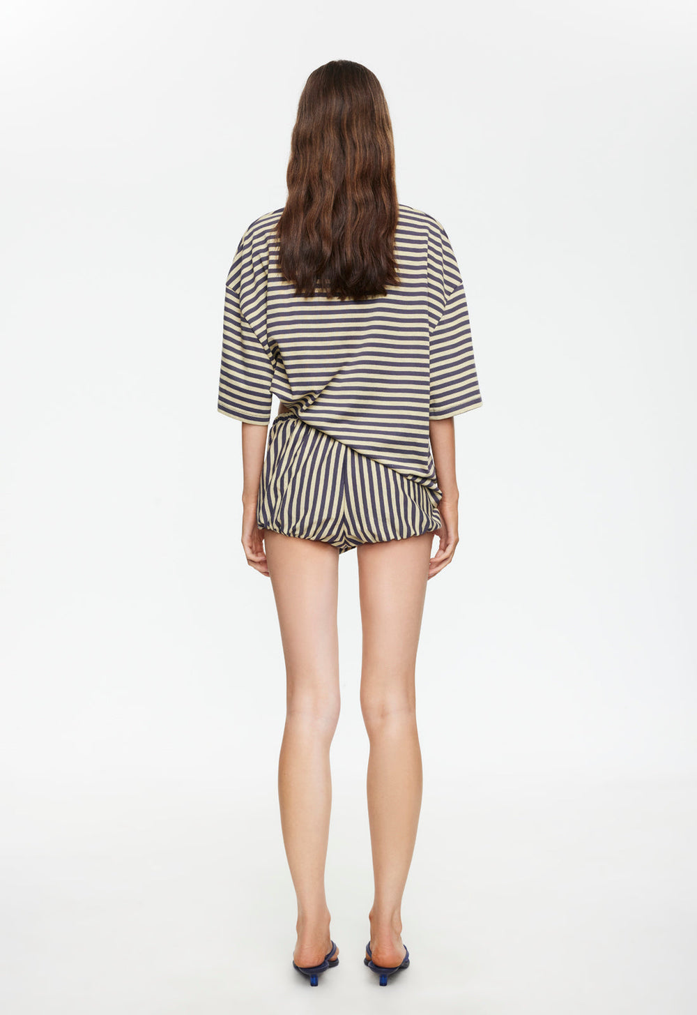 Bloom Bubble Skort - Beige Stripe Lioness Fashion