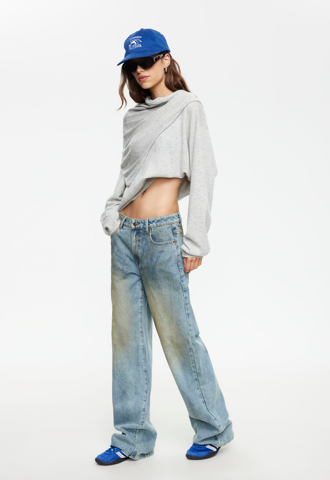 Top Model Jean - Stone Blue Lioness Fashion
