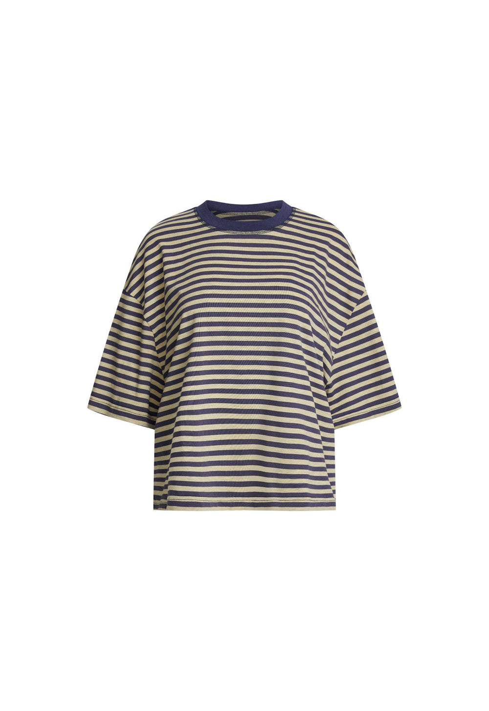 Bloom Short Sleeve - Beige Stripe Lioness Fashion