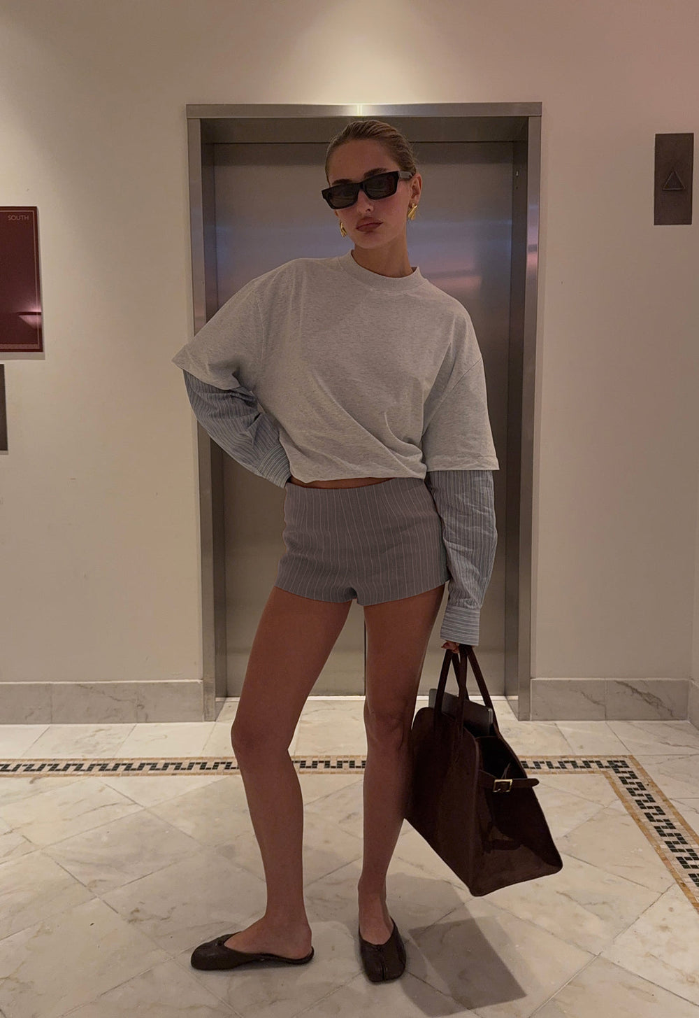 BOTTEGA SHIRT - GREY Lioness Fashion