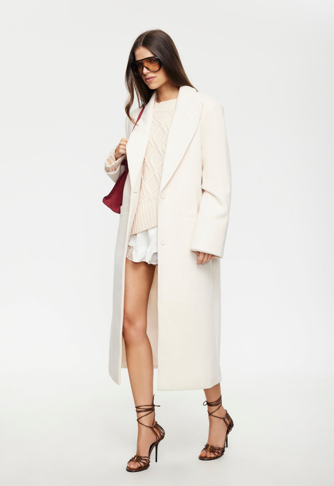 OLSEN COAT - CREAM Lioness Fashion