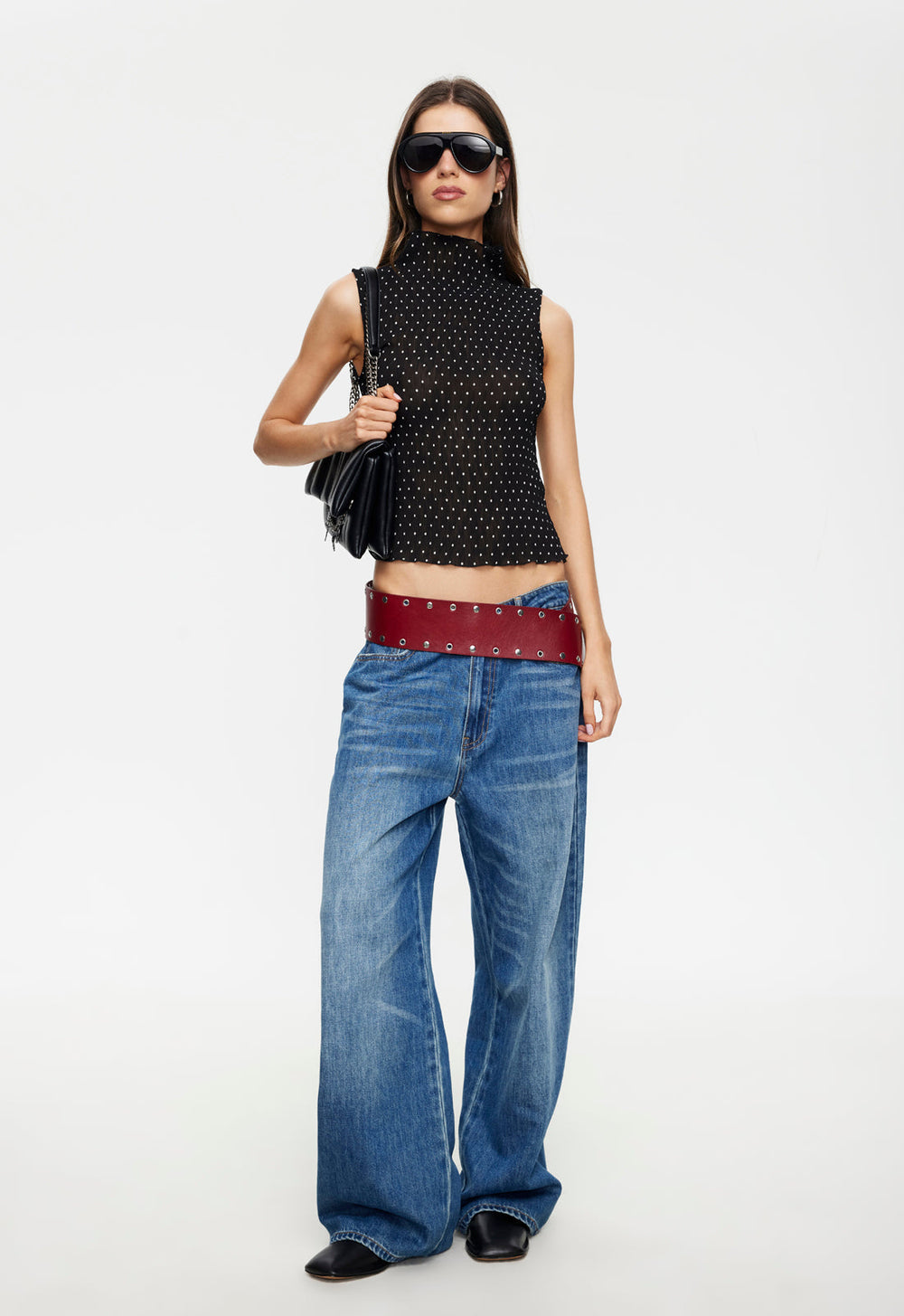 FORD TOP - ONYX POLKA Lioness Fashion