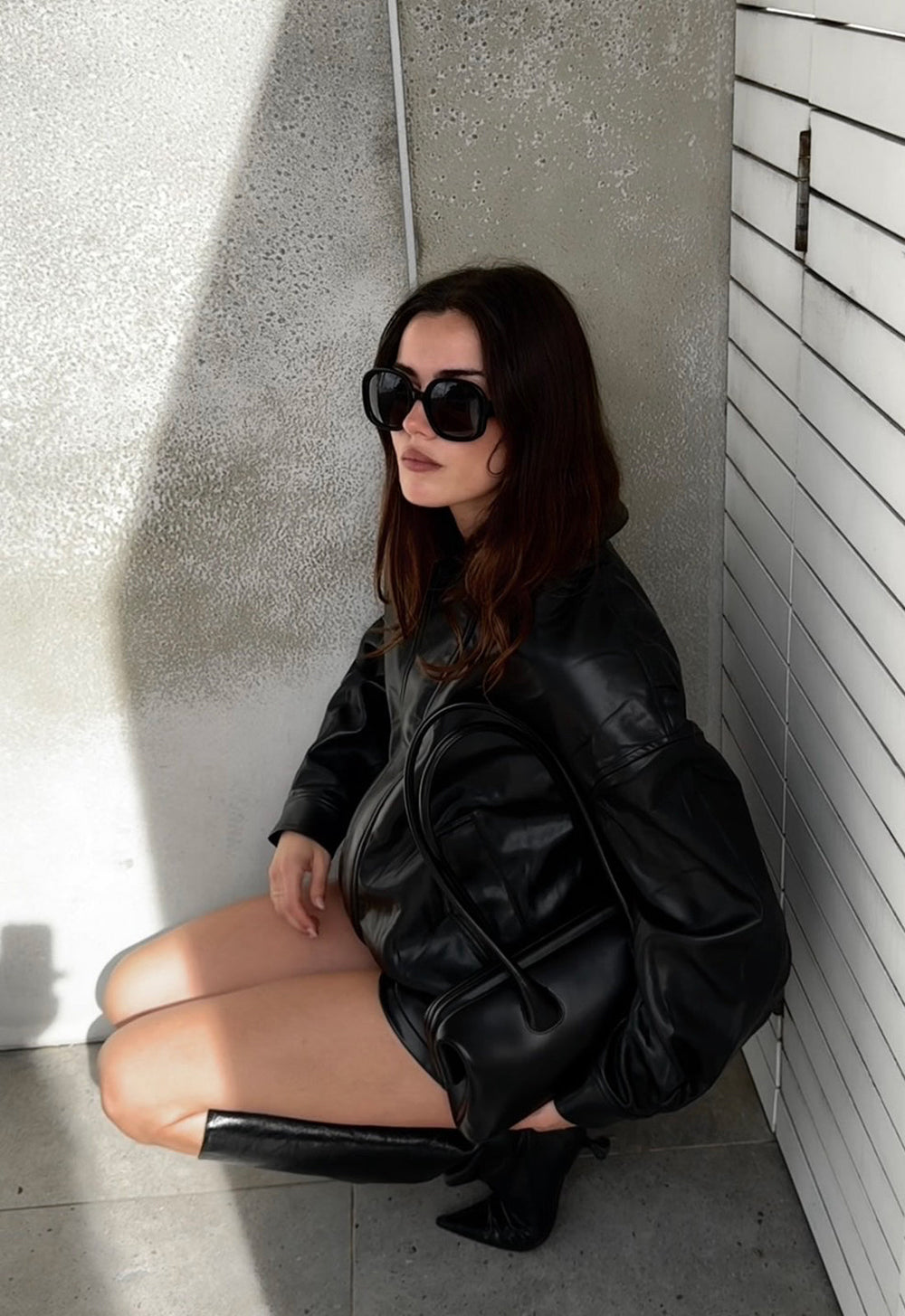 KENNY BOMBER - JET BLACK Lioness Fashion