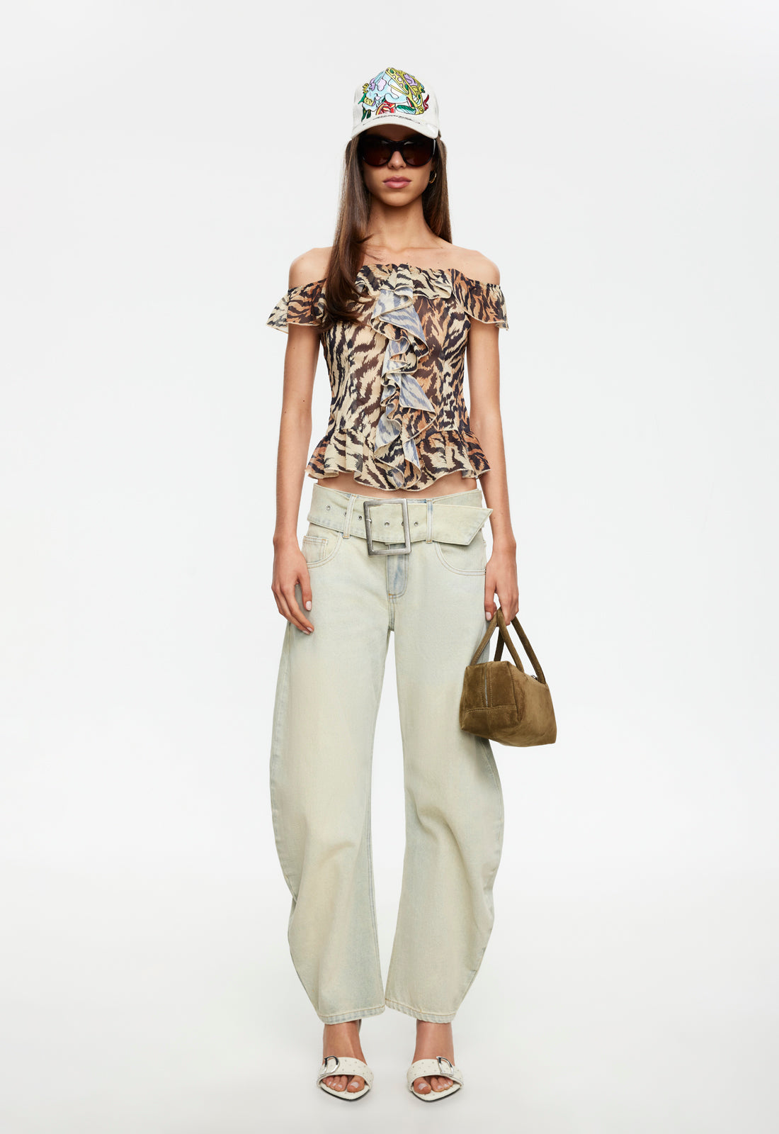 Truffle Ruffle Top - Tiger Lioness Fashion