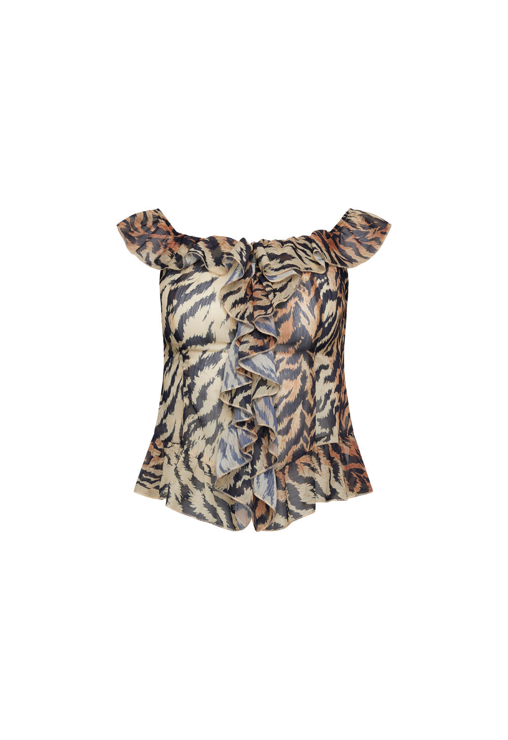 Truffle Ruffle Top - Tiger Lioness Fashion