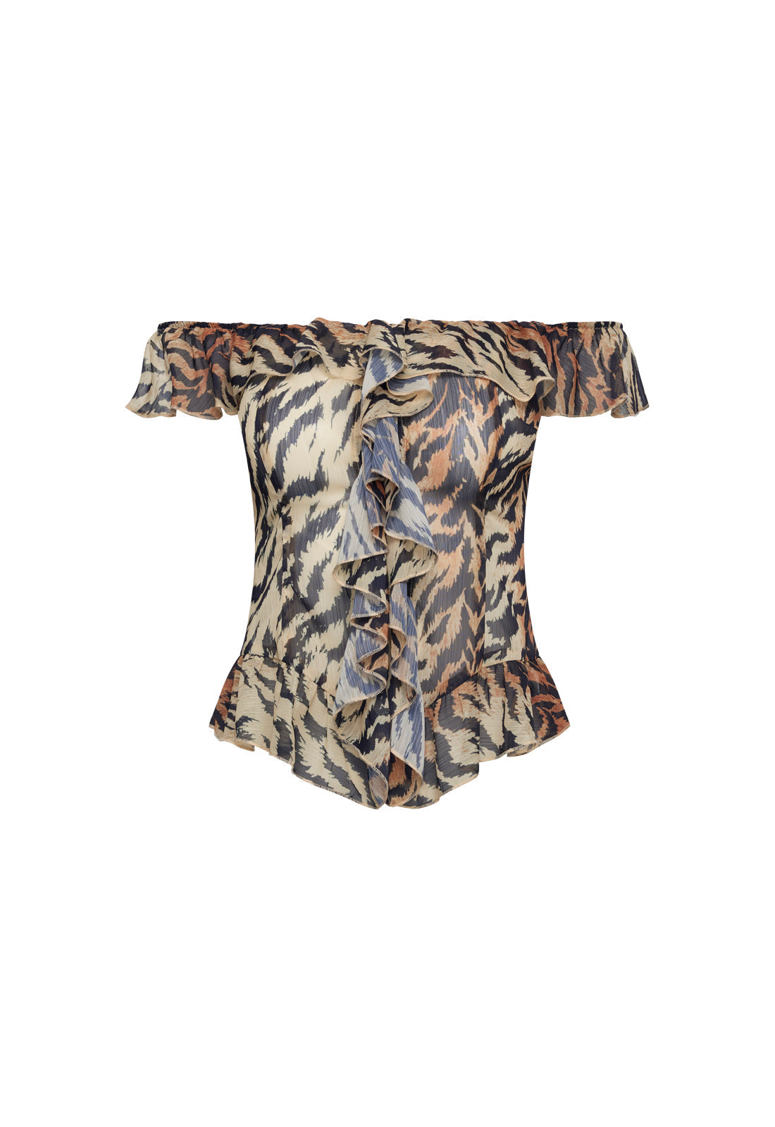 Truffle Ruffle Top - Tiger Lioness Fashion