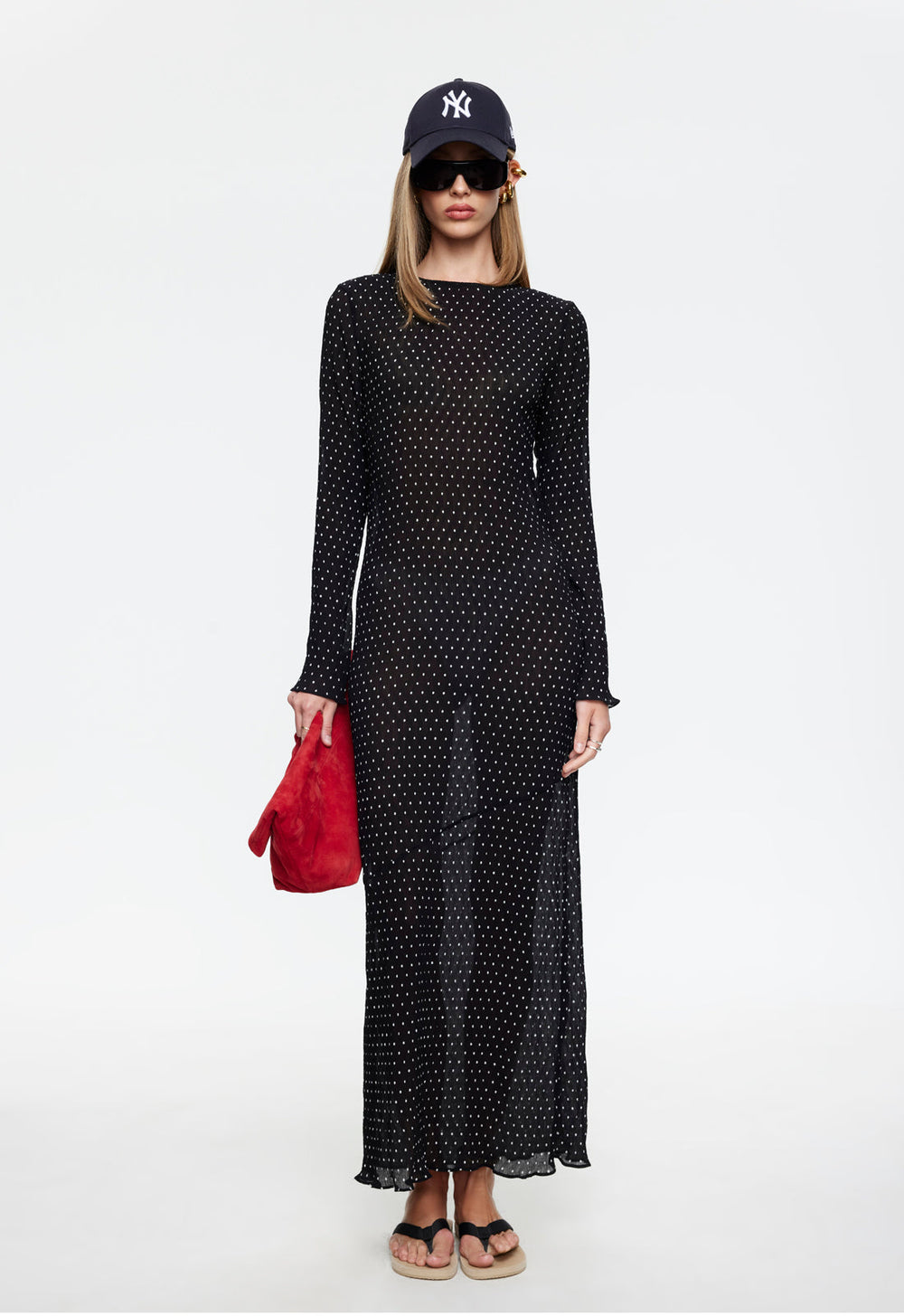 HAVEN MAXI DRESS - NOIR POLKA Lioness Fashion
